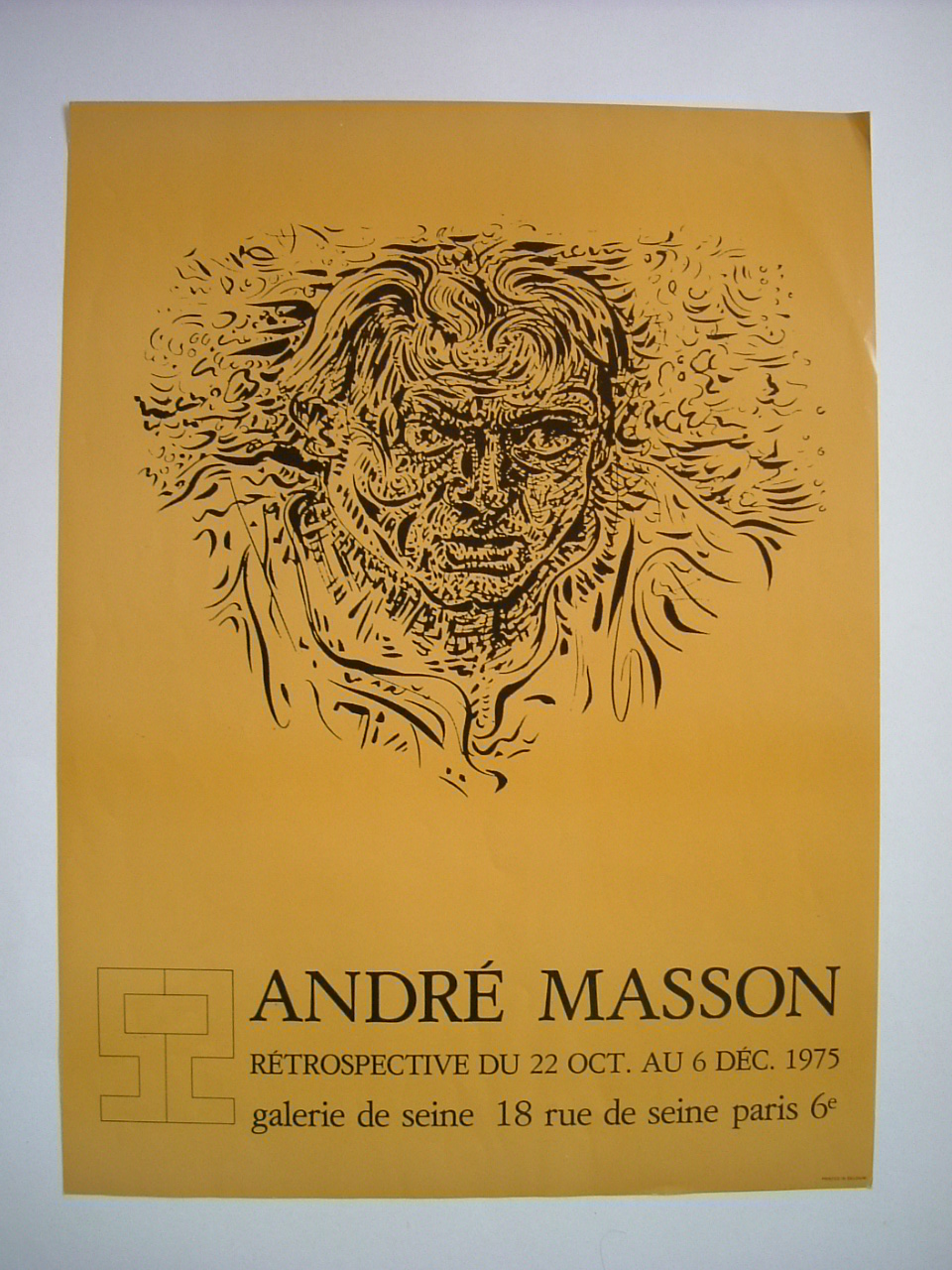 AFFICHE ANDRE MASSON 1896-1987