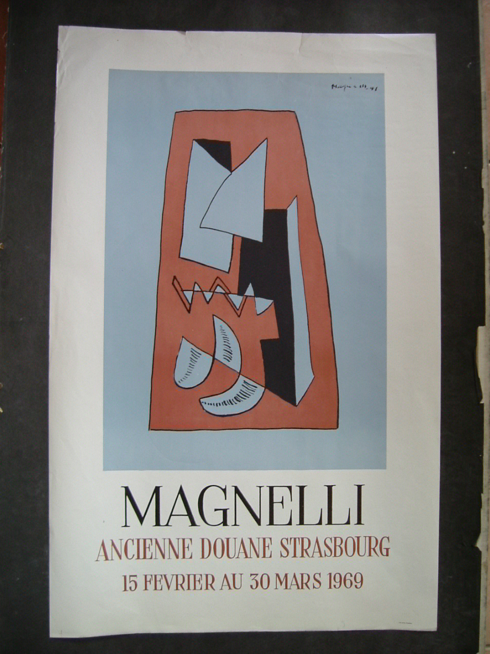 AFFICHE ALBERTO MAGNELLI 1888-1971