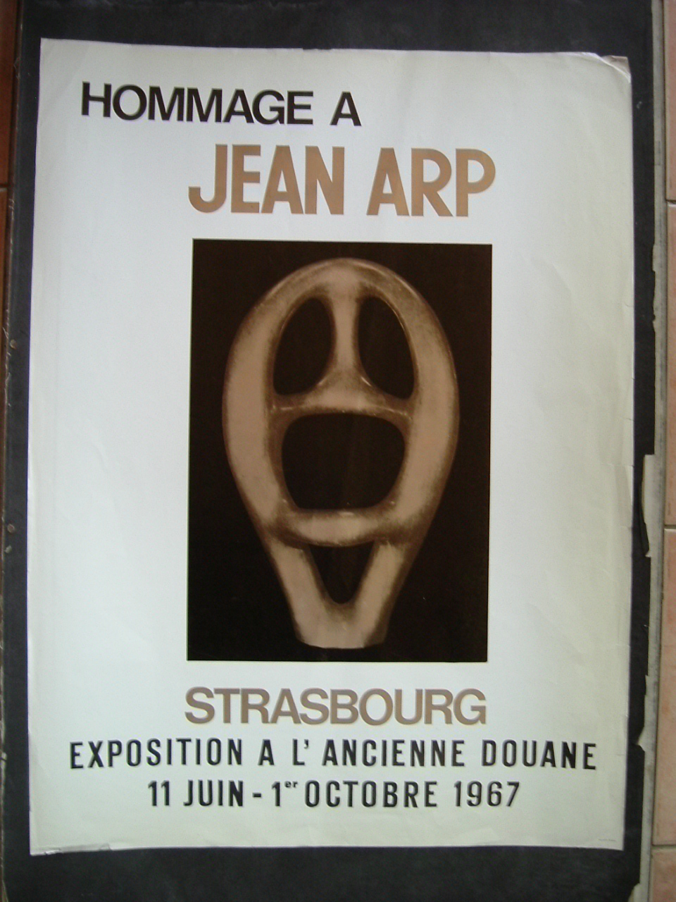 AFFICHE JEAN ARP 1887-1966