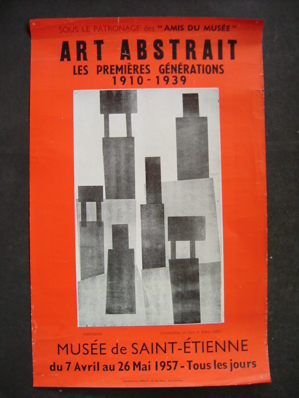 Affiche ART ABSTRAIT -1910-1939