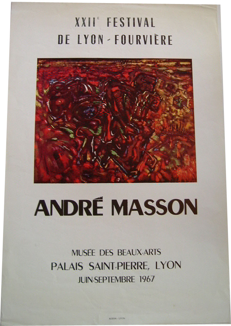 Affiche ANDRE MASSON 1896-1987