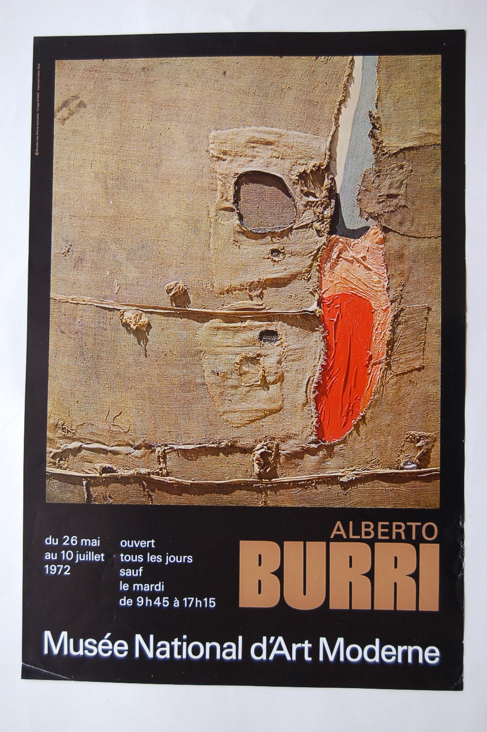 AFFICHE ALBERTO BURRI (1915-1995)