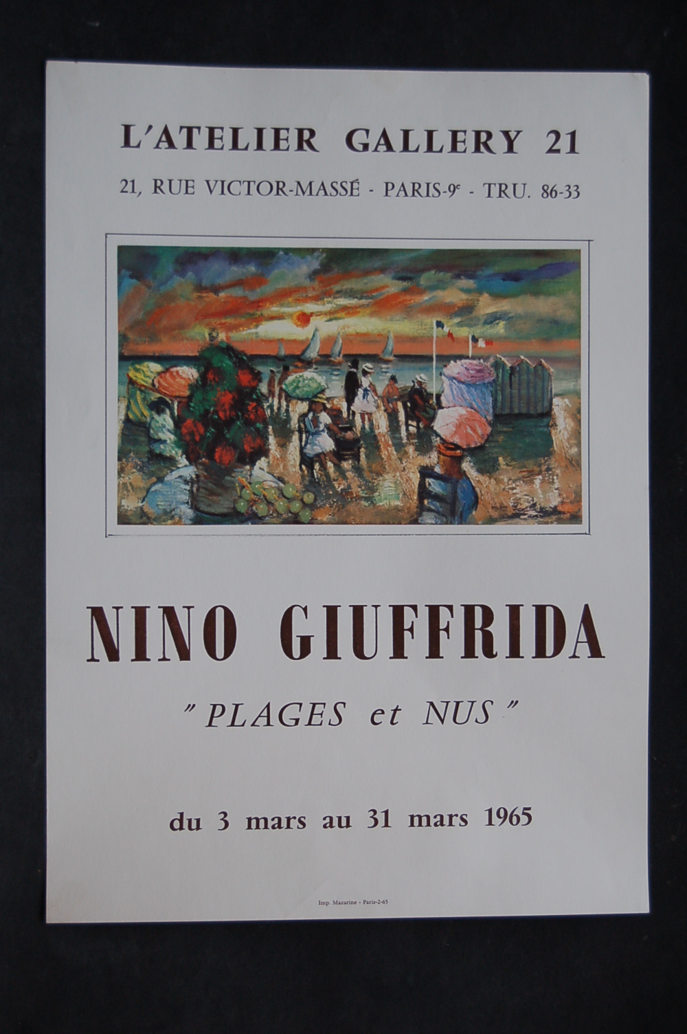 Affiche NINO GIUFFRIDA (1931)