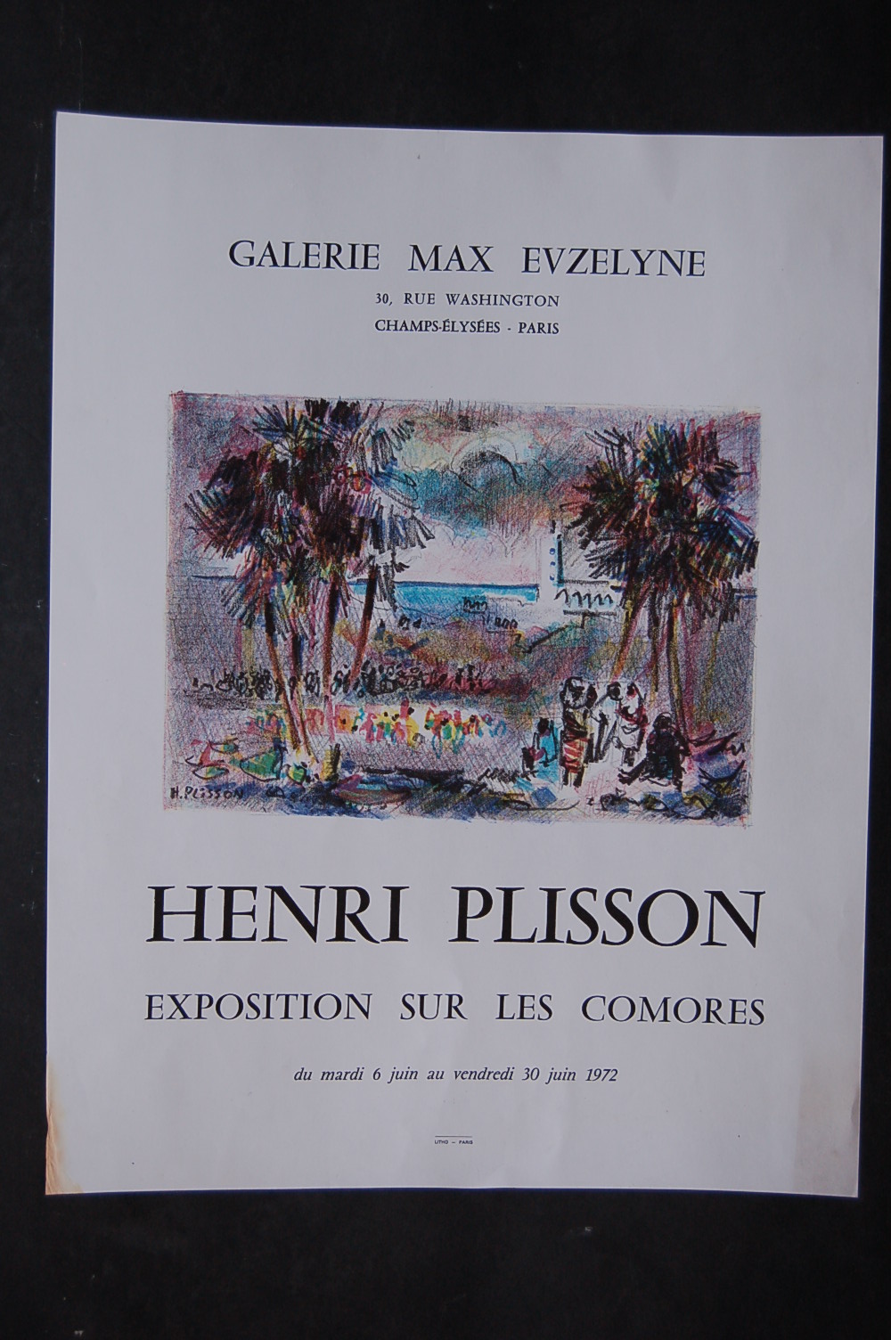 Affiche HENRI PLISSON ( 1908-2002)