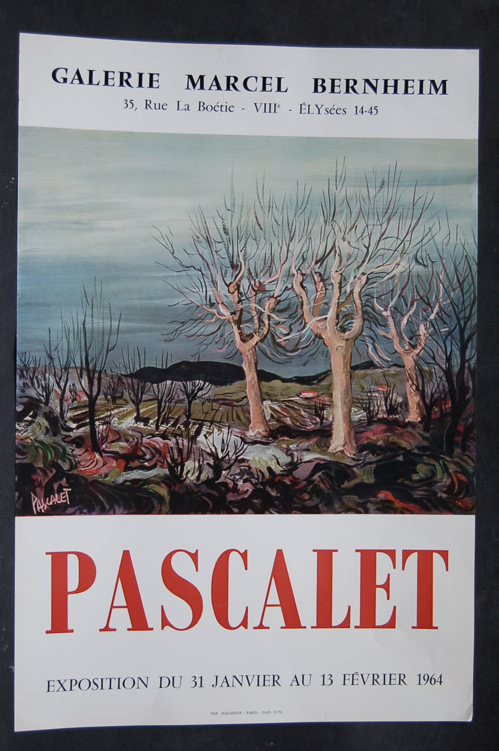 Affiche PASCALET (1915)