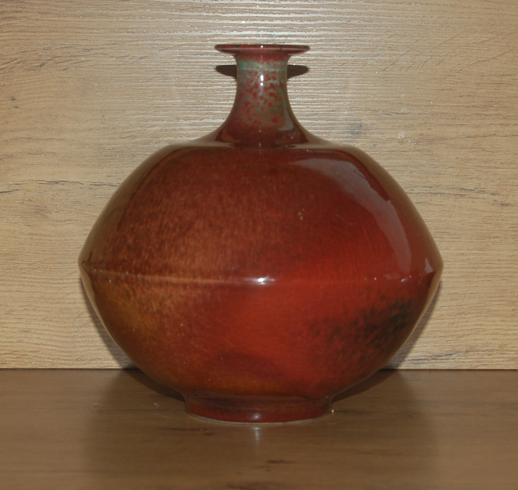 PIerre DEVIE (1938) Vase boule céramique émaillée