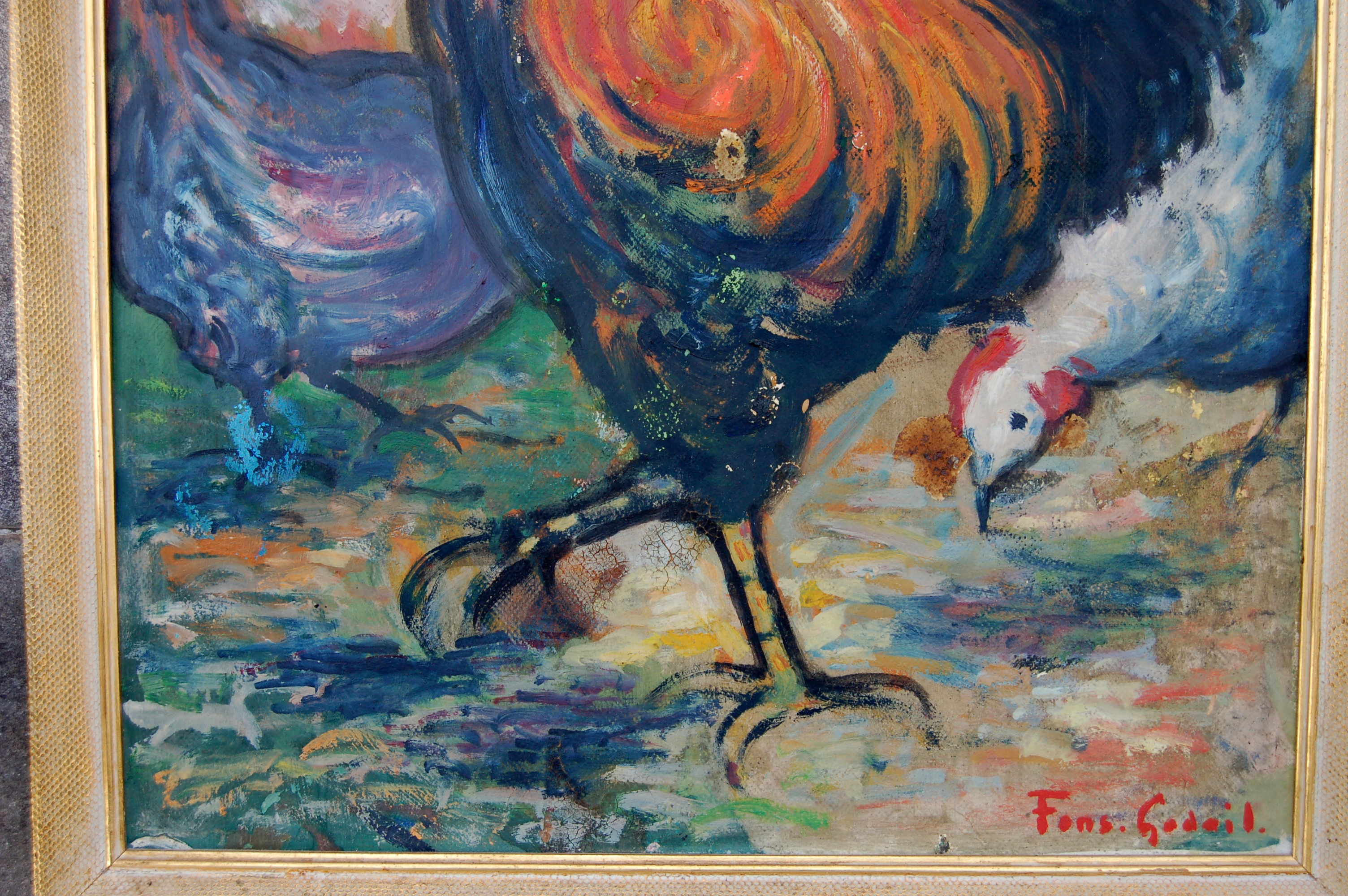 FONS GODAIL (1910-1976) le coq 