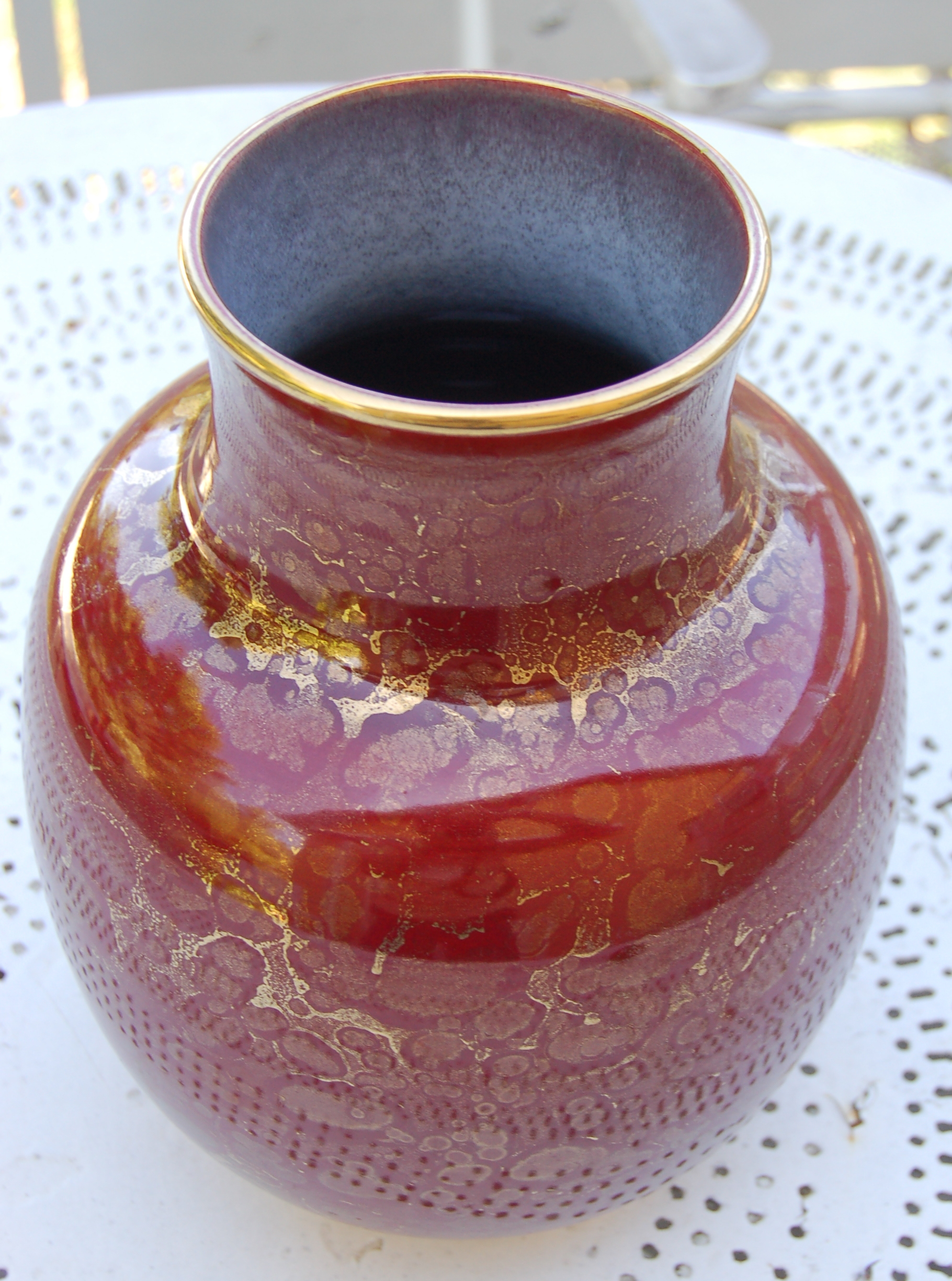 Vase balustre en céramique par Jean Mazeaud et Jean Faverot Manufacture de Sèvres