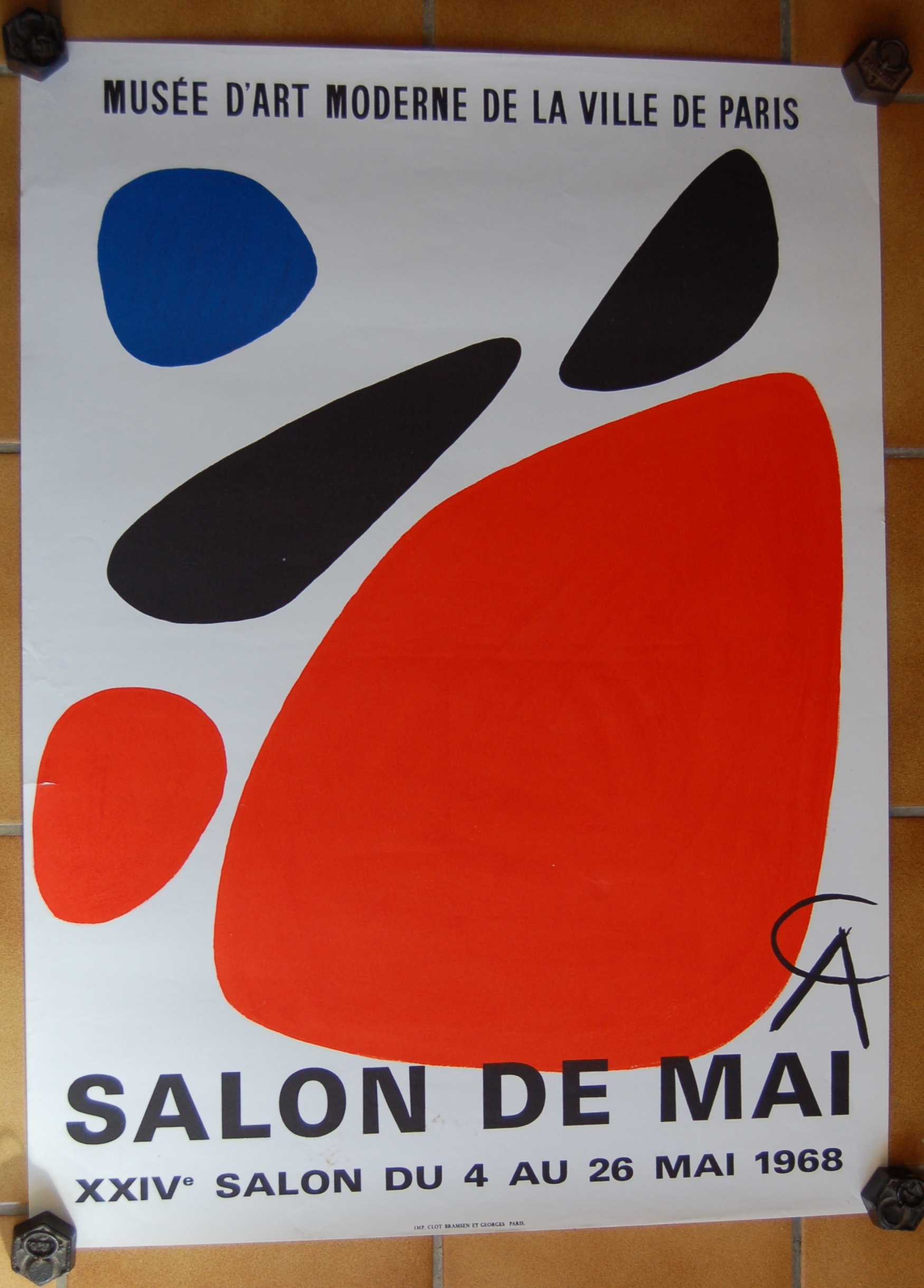 Affiche CALDER Salon de Mai 68