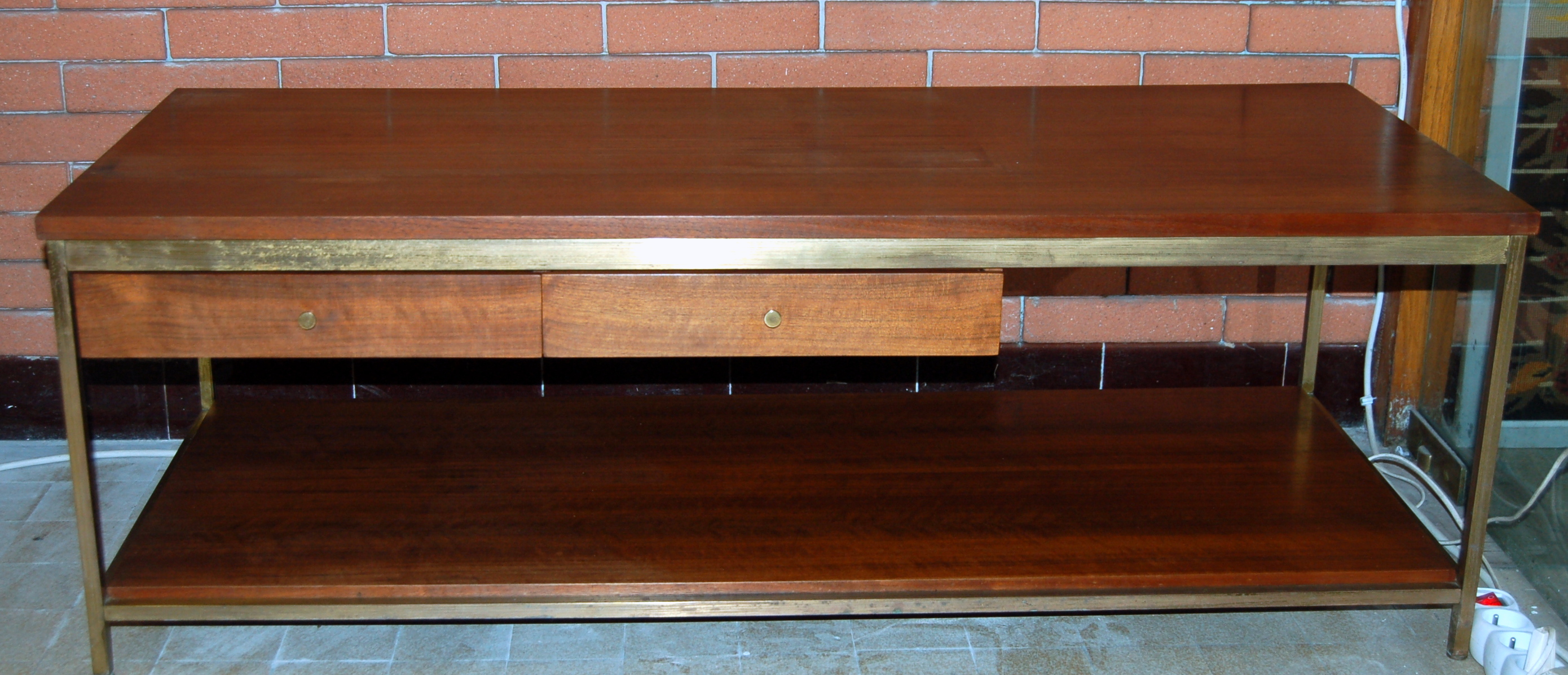 Paul Mcc COBB (1917-1969) ensemble étagère table basse