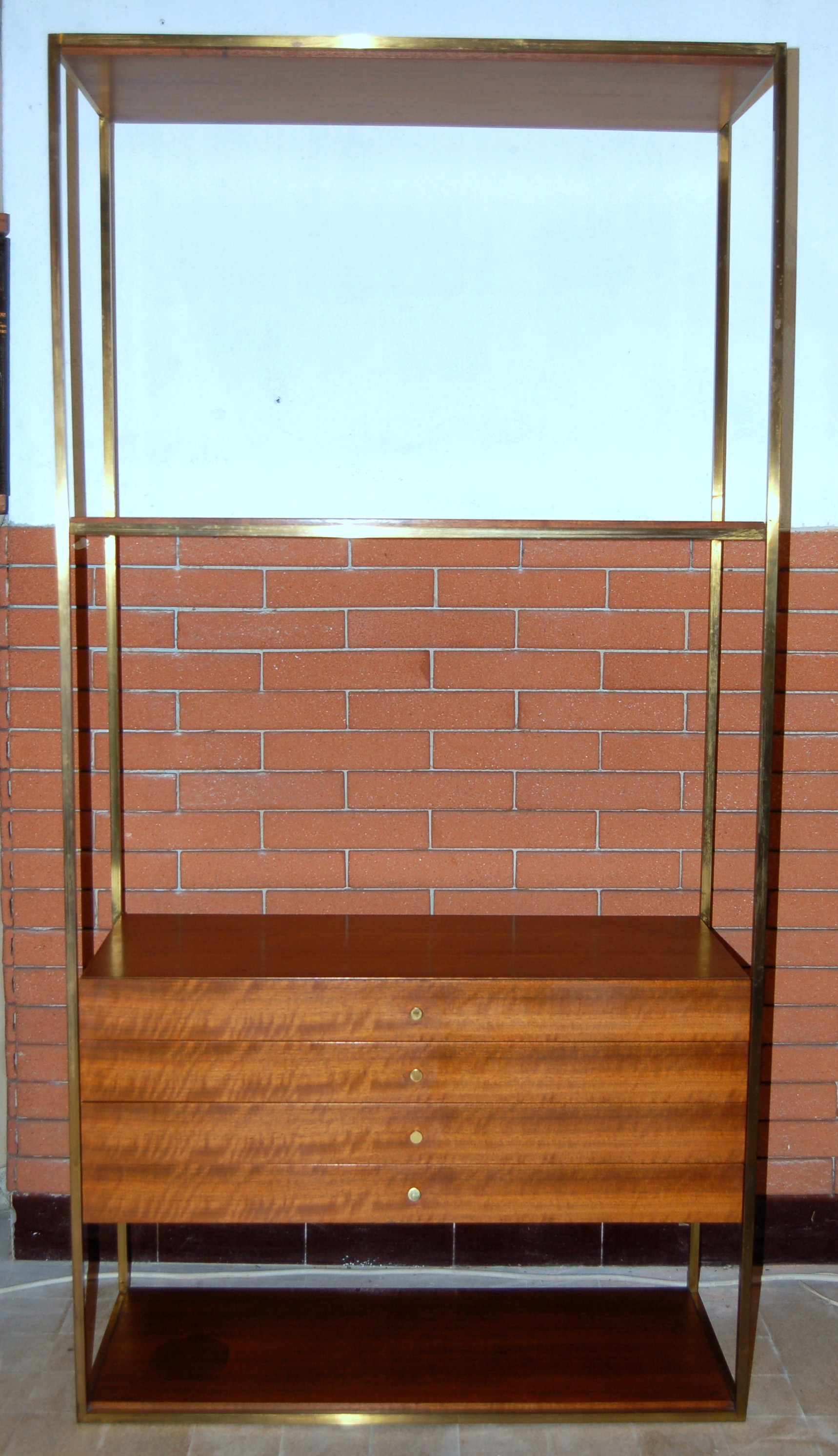 Paul Mcc COBB (1917-1969) ensemble étagère table basse
