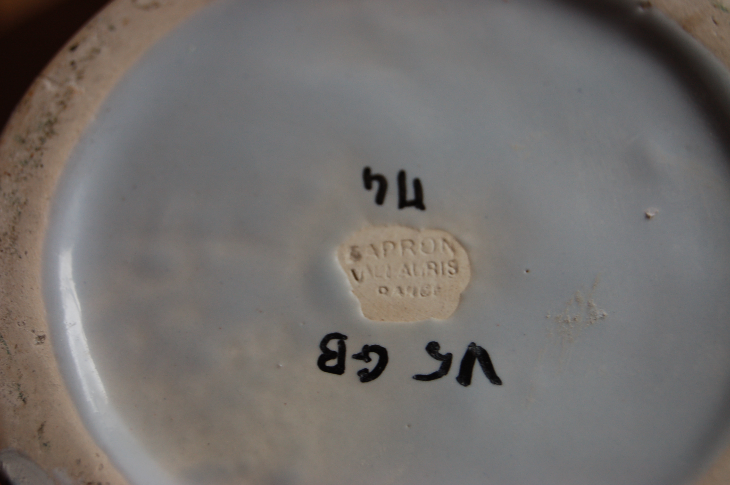 Vase Roger CAPRON année 50Vallauris  vase cornet