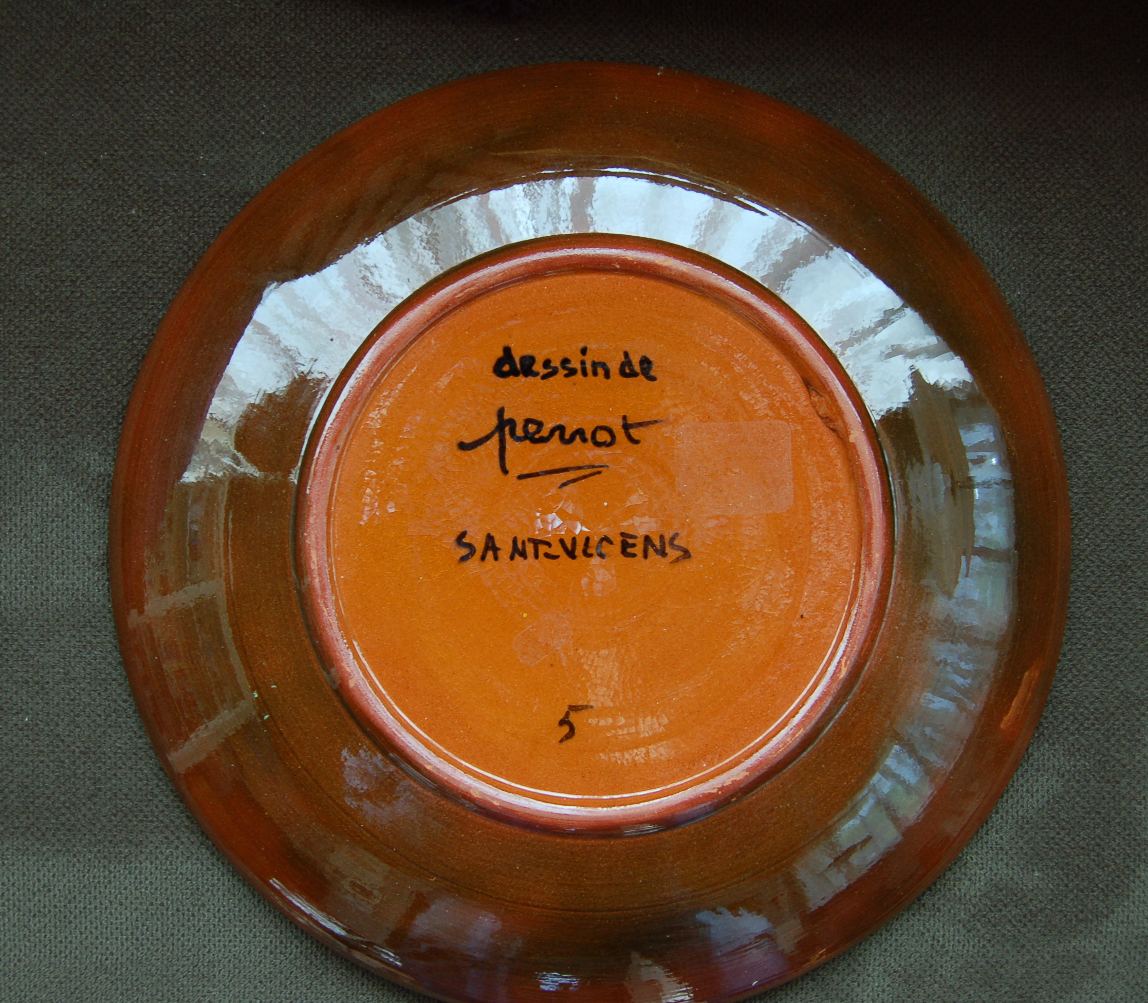 René PERROT (1912-1979) céramique sant Vicens Perpignan