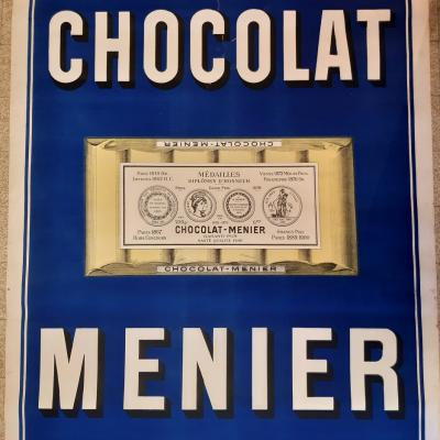 Affiche ancienne Chocolat MENIER 1900