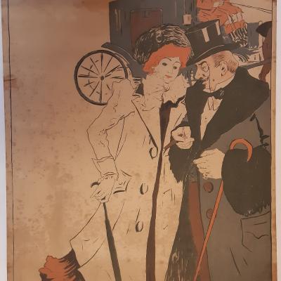 Hilaire Z. LARRAMET ( XIX-XX) affiche ancienne