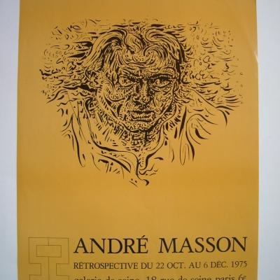 AFFICHE ANDRE MASSON 1896-1987