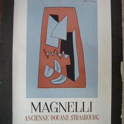 AFFICHE ALBERTO MAGNELLI 1888-1971