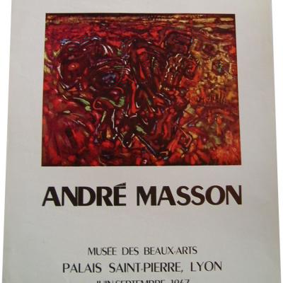 Affiche ANDRE MASSON 1896-1987