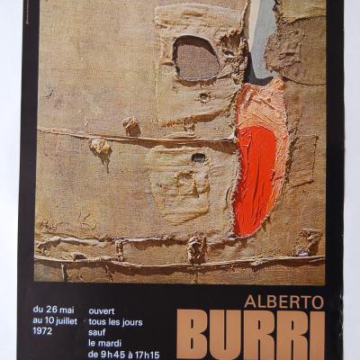 AFFICHE ALBERTO BURRI (1915-1995)