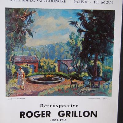  Affiche ROGER GRILLON ( 1881-1938)