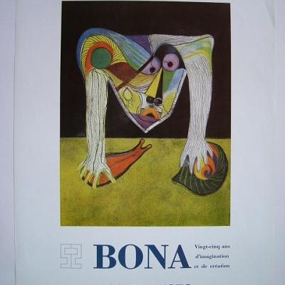 AFFICHE MANDIARGUES DE BONA 1926-2000