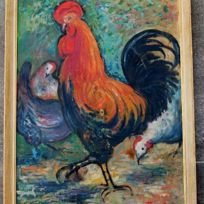 FONS GODAIL (1910-1976) le coq 