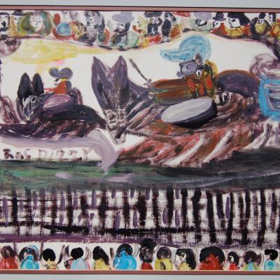RAS DIZZY LIVINGSTGON  (1932-2008) course de chevaux jockeys